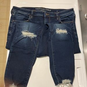 American Eagle super high rise jegging next level stretch skinny jeans